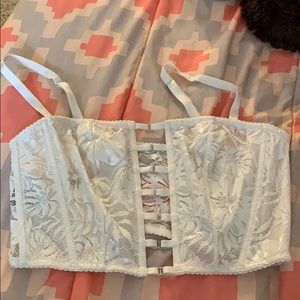 White Victoria’s Secret bralette top